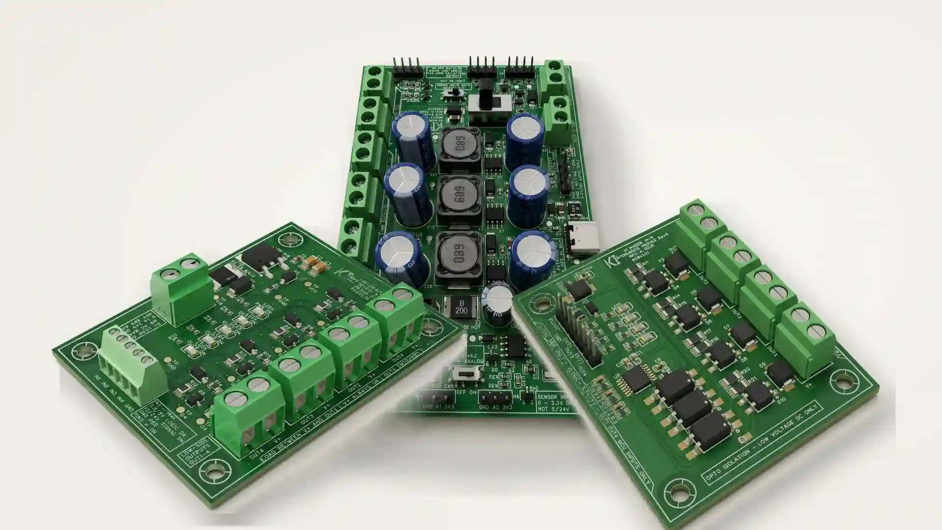 KI Maker low-voltage interface board lineup